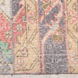 2x11 turkish vintage patchwok rug, 2x11 patchwork runner