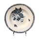Hollow plate decor insects and strawberries, Manufacture Choisy the King, Iron Land, H Boulenger - Co.