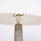 Handmade Danish Mid-Century Modern Ceramic table lamp by Løvemose Keramik