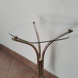 Glass side table