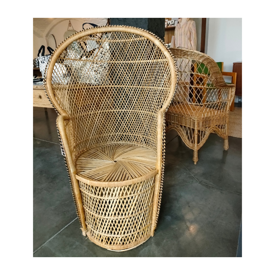 Emmanuelle rattan armchair