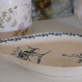 Ravier antique "Marguerite" Luneville faience XIXth