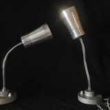 Vintage boarding bedside lamps