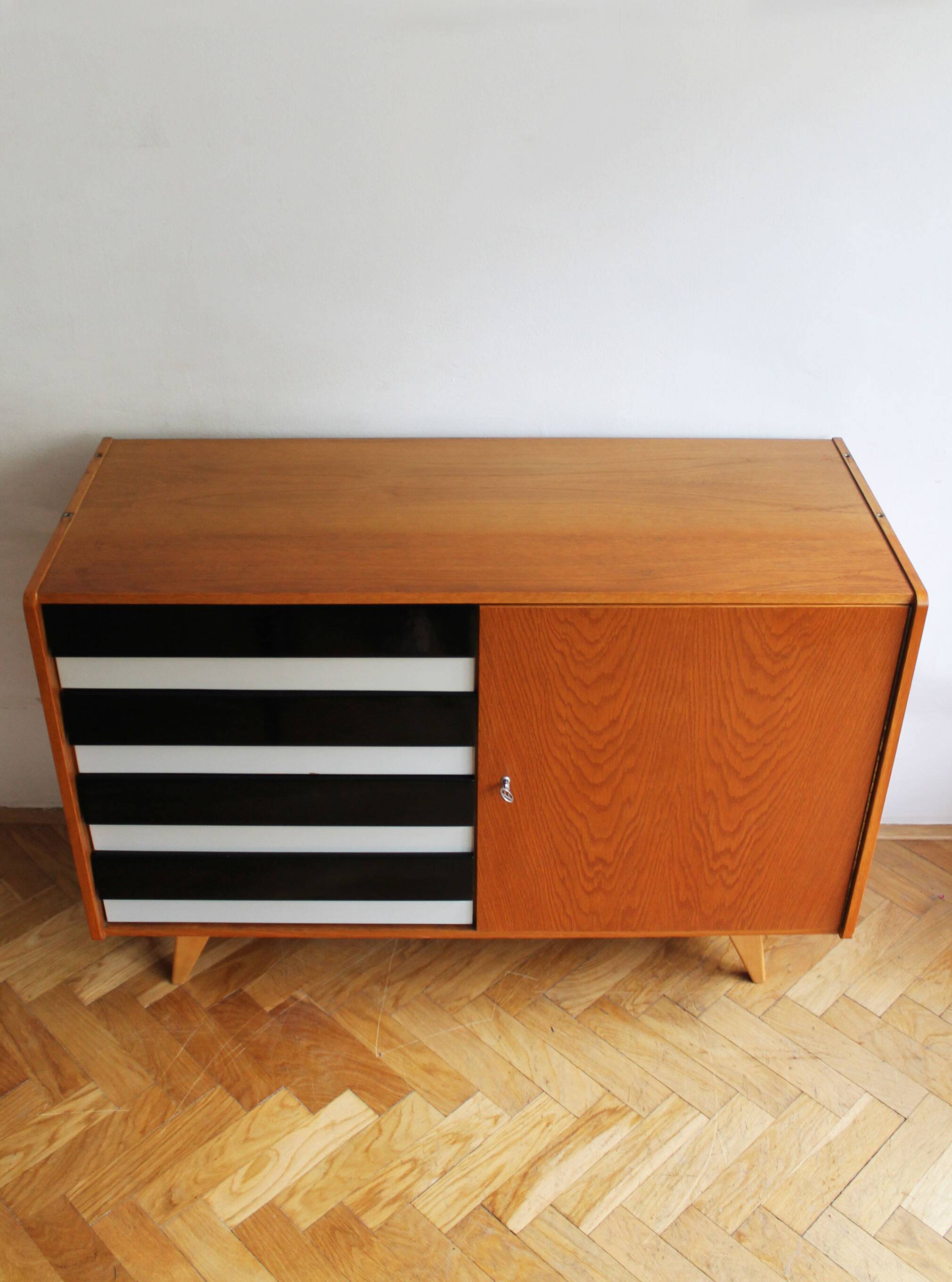 Original 1960s U-458 Sideboard by Jiří Jiroutek, Czechoslovakia