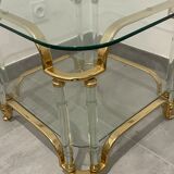 Coffee table Hollywood Regency, Italian of the 70s