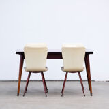 Scandinavian mahogany dining table 1960