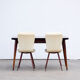 Scandinavian mahogany dining table 1960