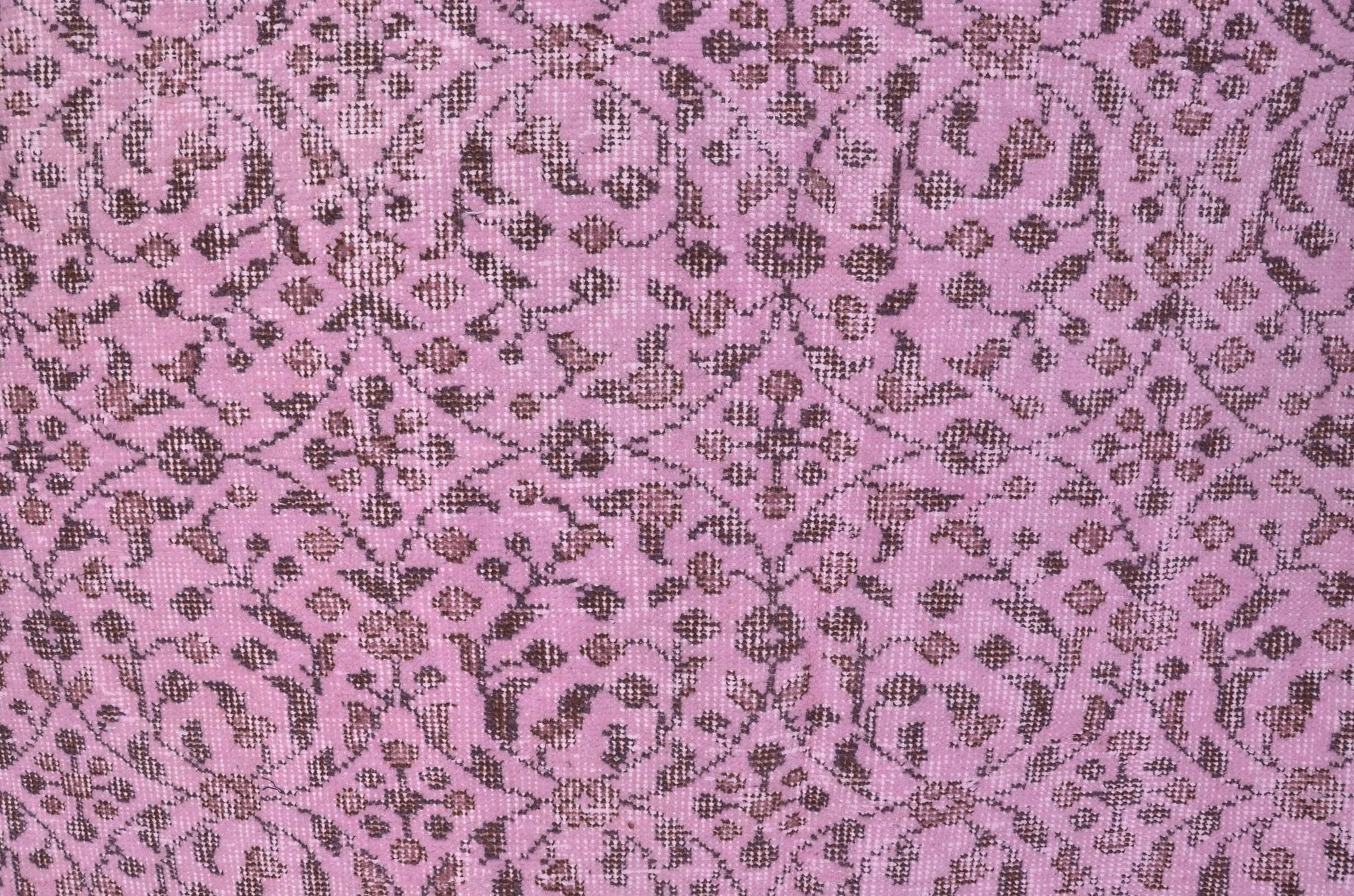 Pink Anatolian Vintage Oushak Rug sku2347