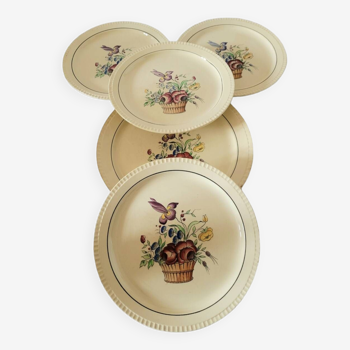 Boch brothers plate set