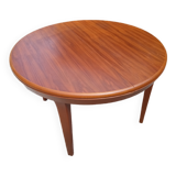 Vintage Scandinavian design round teak table