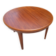Table ronde en teck design scandinave vintage
