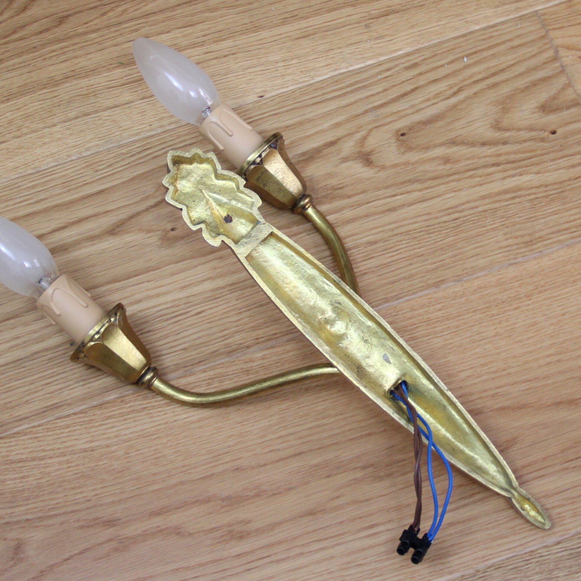 Pair of  art deco wall lamps