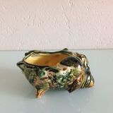 Ashtray "shell" in polychrome / vintage ceramic 50s-60s