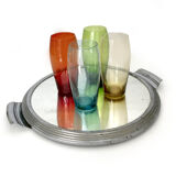 Art deco mirror tray