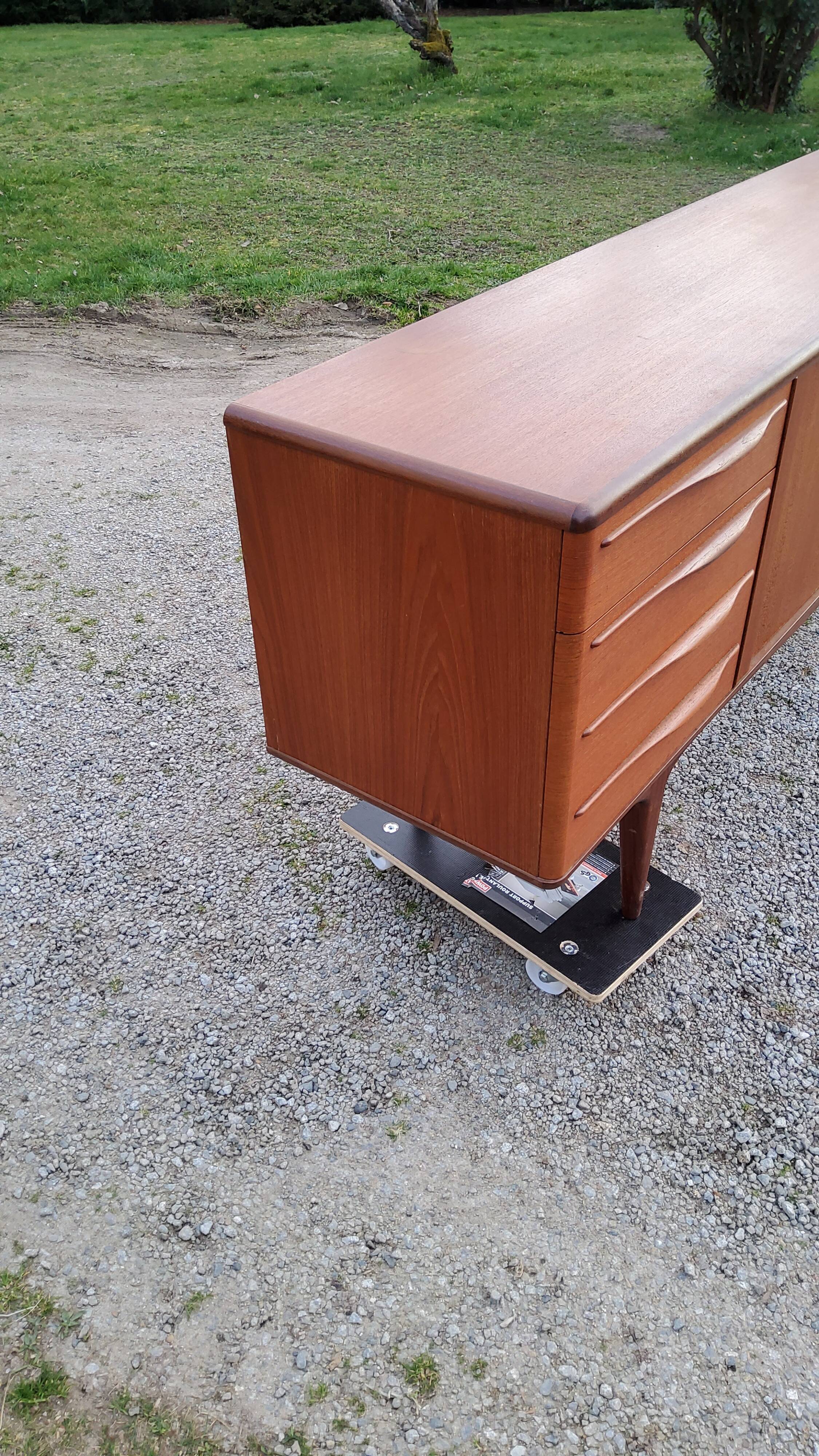 Scandinavian teak line buffet