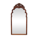 Louis XV style scalloped root veneer mirror, France late 19th century