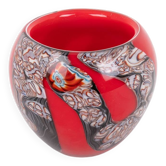 Spectacular Murano glass bowl, Italy 1980’s