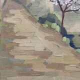 Paysage suédois du milieu du siècle, A. Ericson, 1955