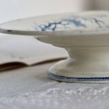 Table service 63 pieces Gien earthenware 19th century Marines model