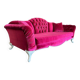 XL vintage fuchsia baroque armchair/sofa