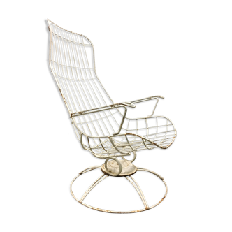 1960's Homecrest 'Siestsa' garden lounge chair.