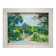 Jardin Méditerranéen – Peinture originale signée, paysage lumineux avec vue