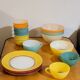 Lot service duralex couleur - vintage