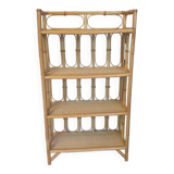Rattan bookcase