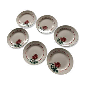 assiettes plates vintage