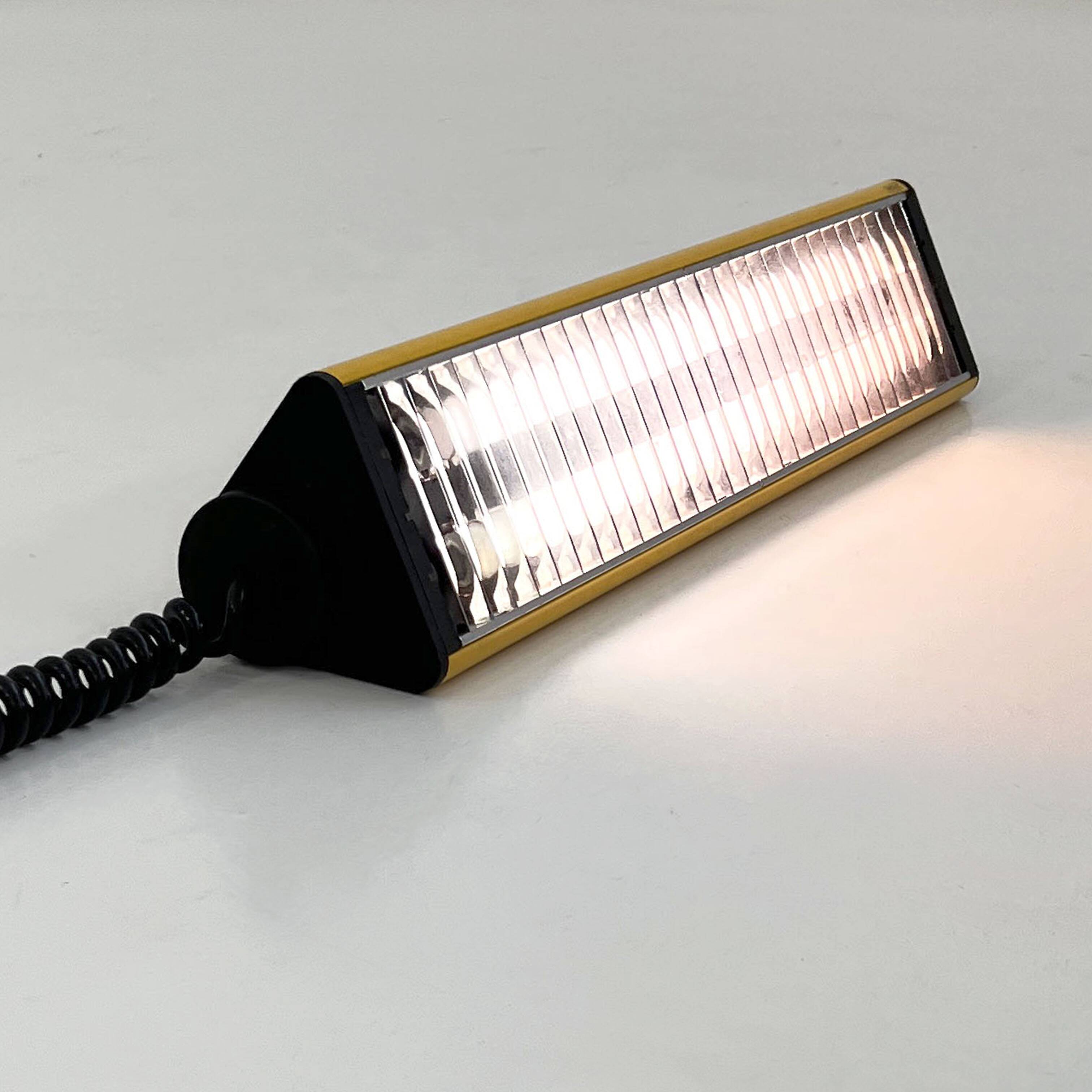 Yellow corner neon by Arcluce, 1980