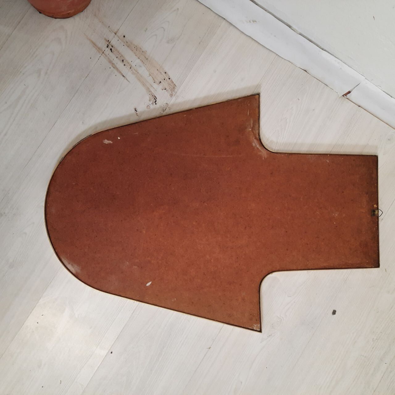 Miroir en laiton années 1950