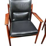 Pair of armchairs by A. Vodder for Sibast