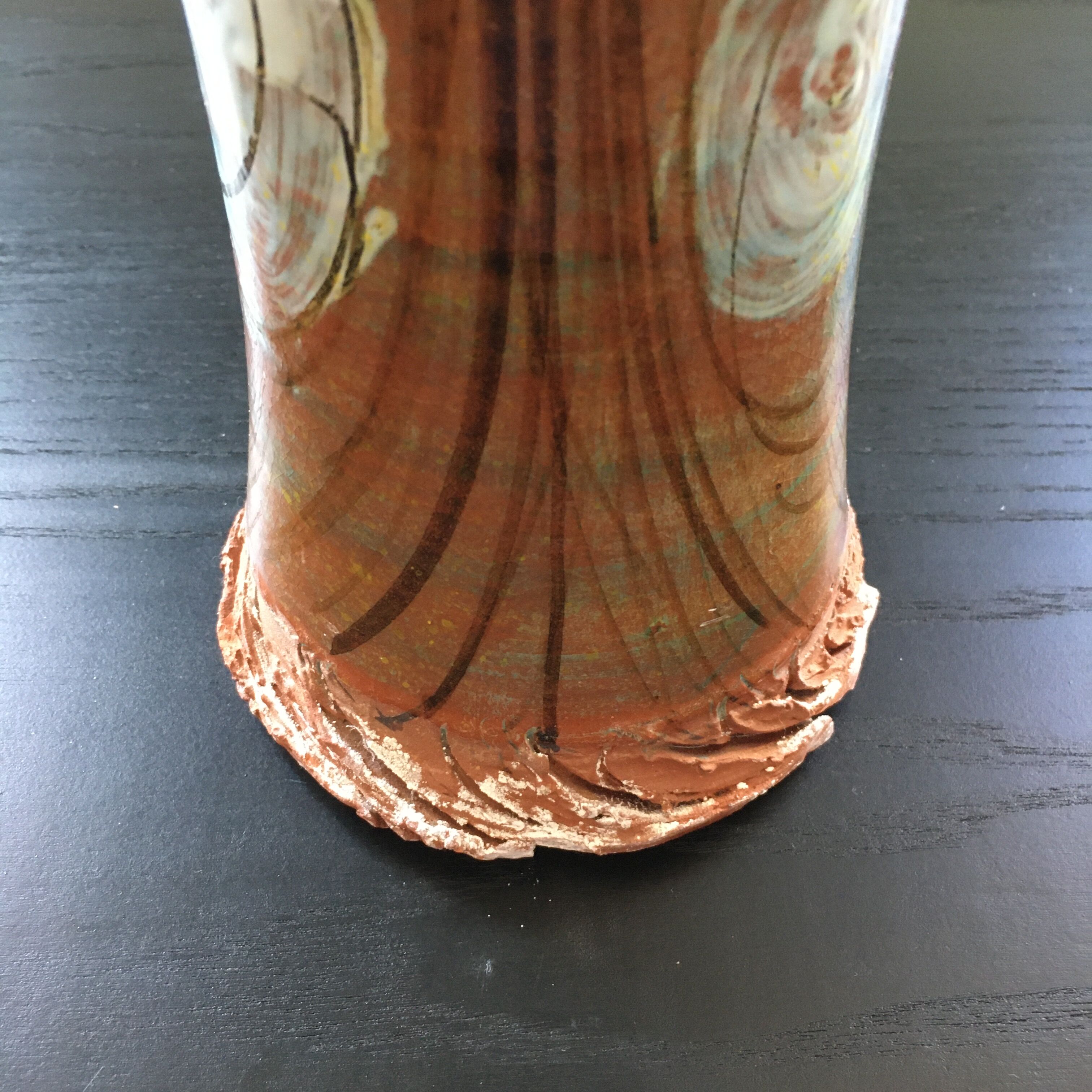 Vase unique piece signed