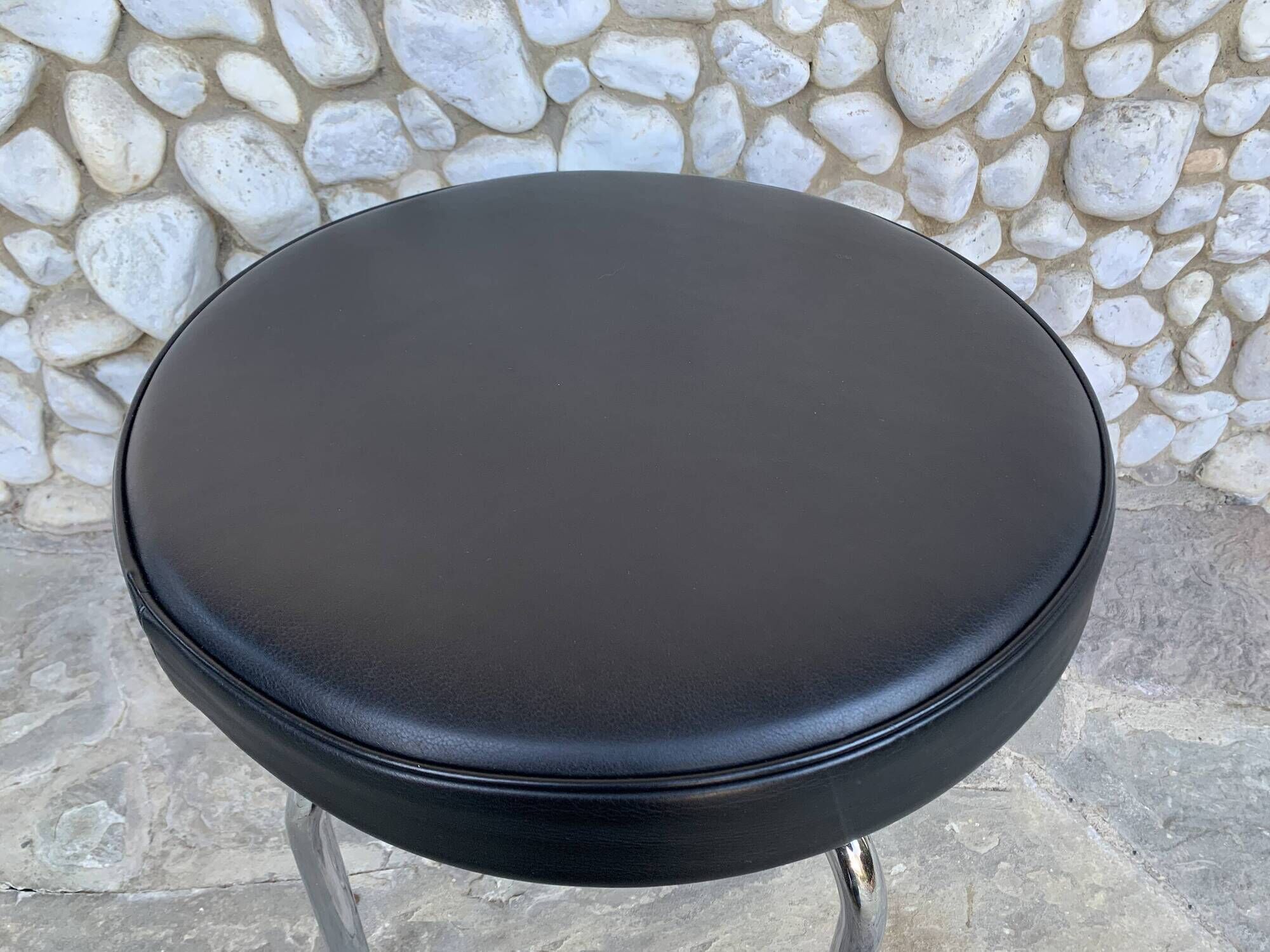 LC8 stool by Charlotte Perriand and Le Corbusier for Cassina, 1970-80