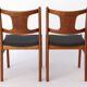 2 Vintage Danish Chairs - 1960s Mid-Century Modern Style