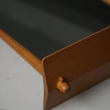 Mid-century Scandinavian floor mirror in wood, 1950–1960