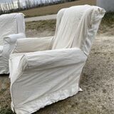 Pair of armchairs 1940 rocking-chair