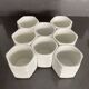 set of 8 jars yogurt porcelain Yalacta