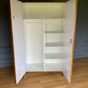 Wardrobe 1980 wood french work closet storage bedroom