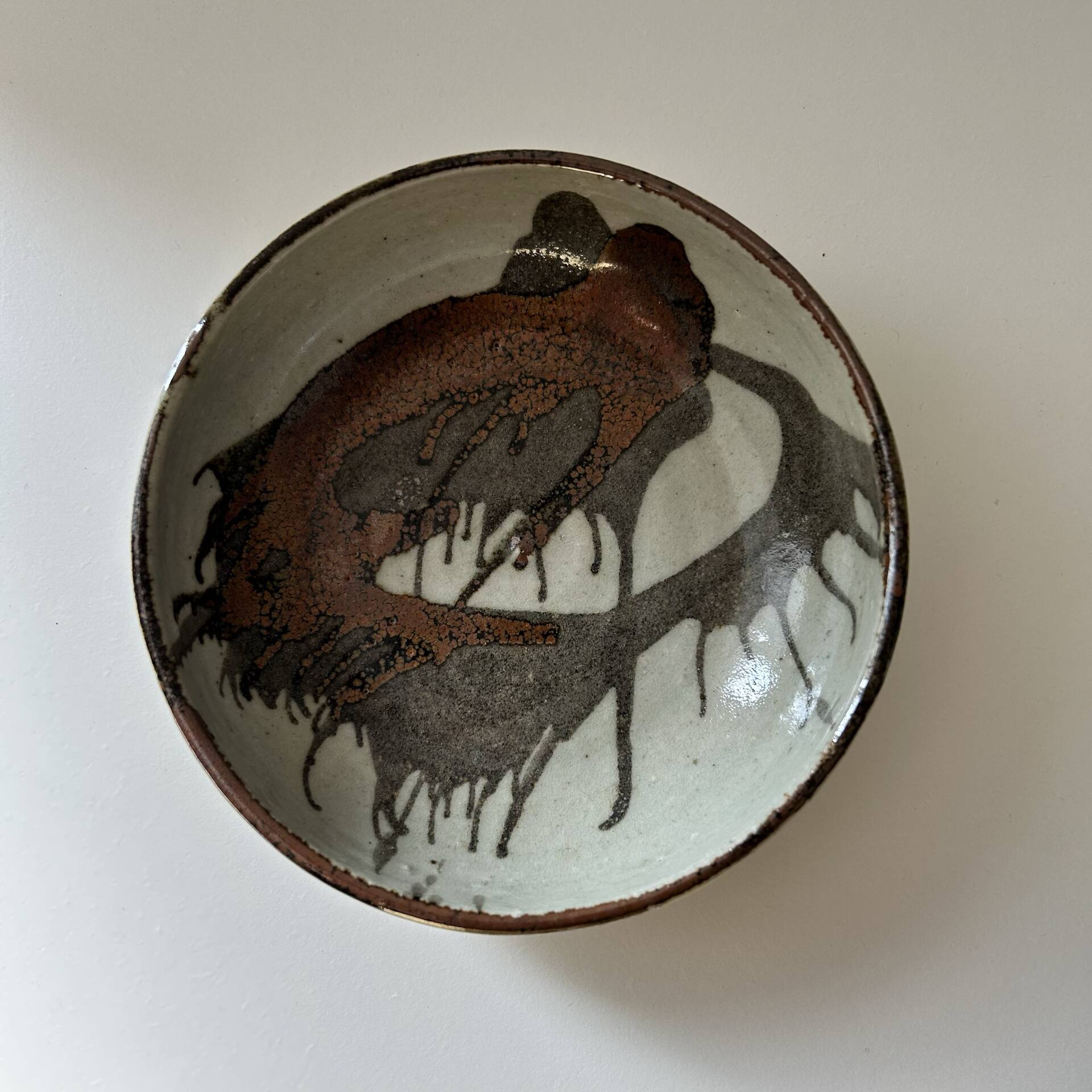 Japanese bowl signed
