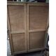 Vintage wardrobe with compass feet and central mirror Scandinavian style design