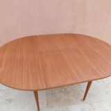 Table ronde scandinave rallonge