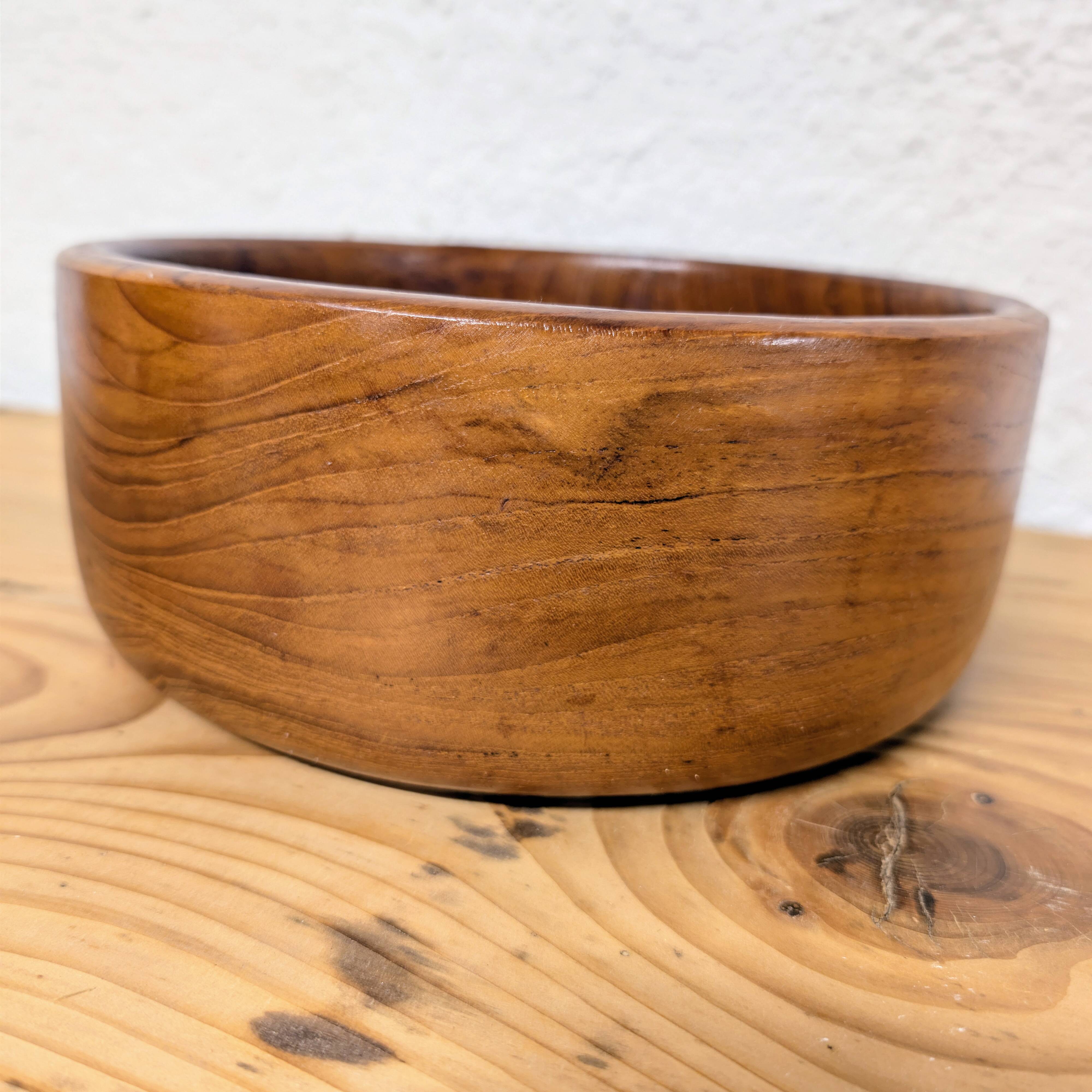 Teak salad bowl