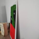 Signed abstract painting