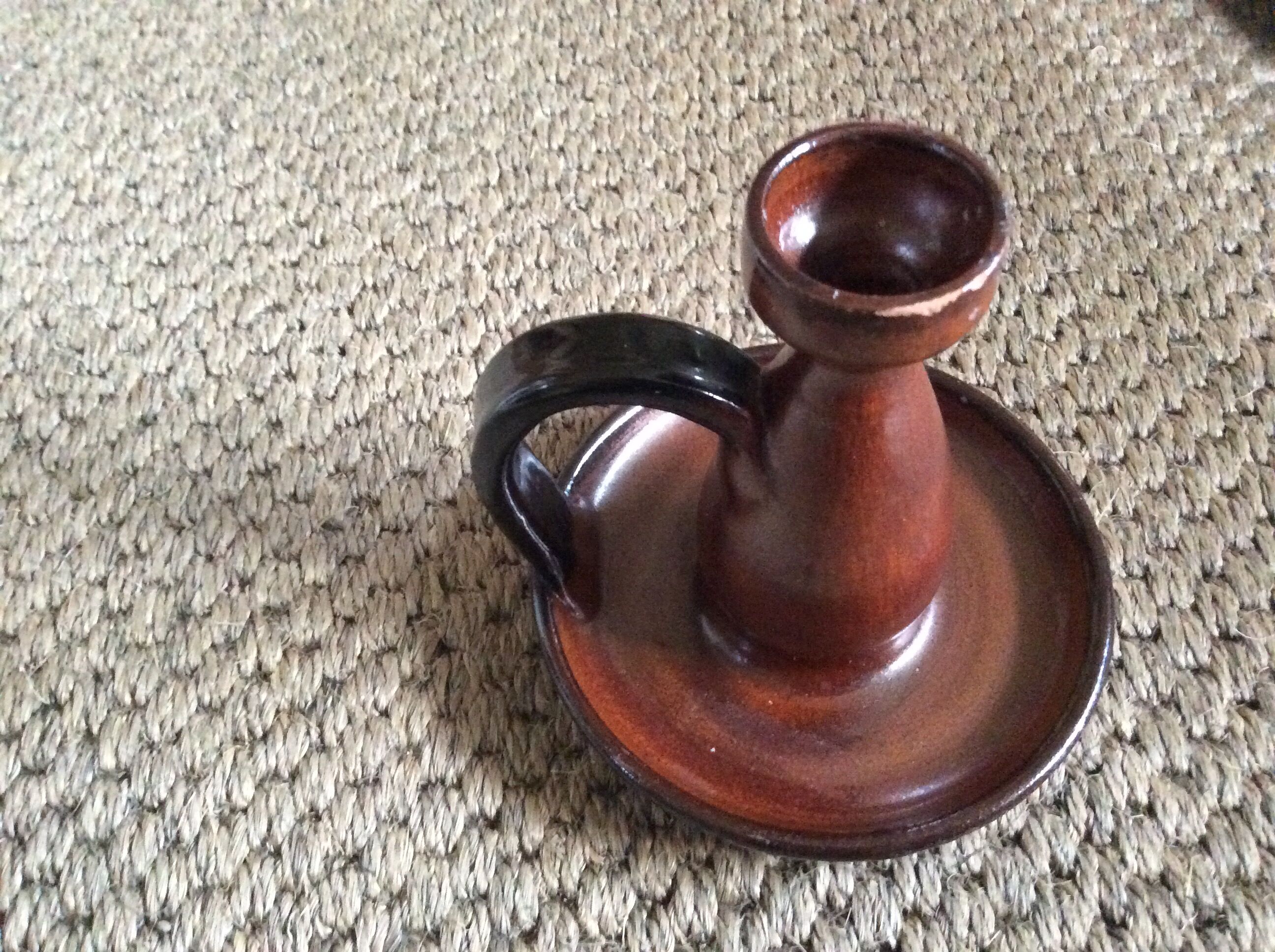 Sandstone candle holder