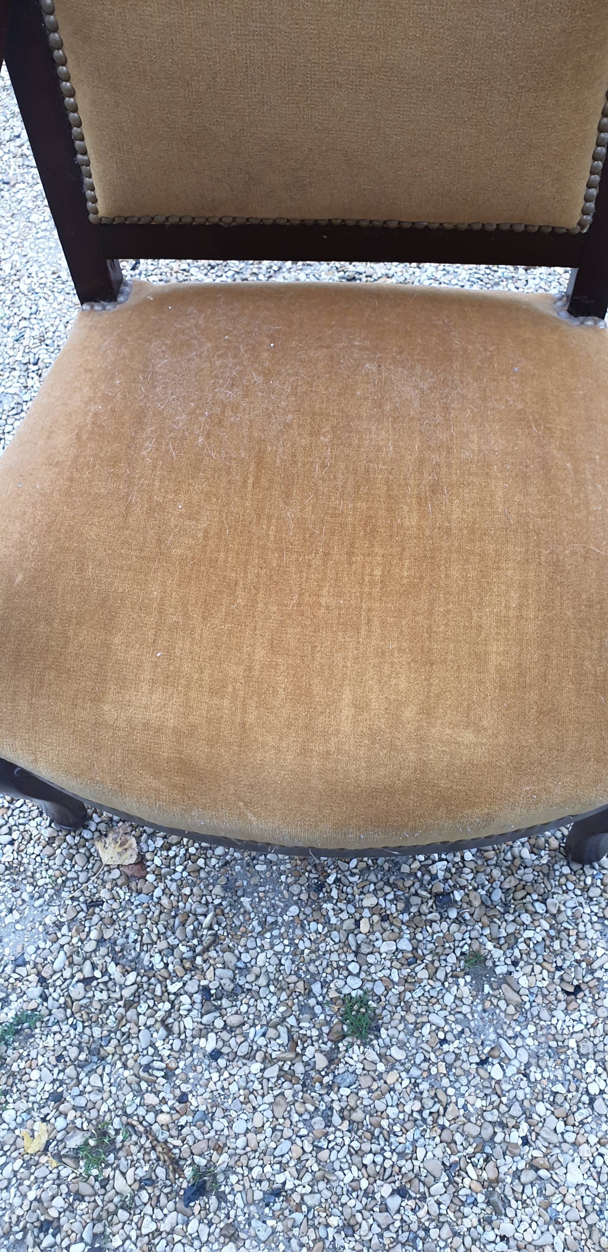 19th century restoration armchair