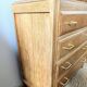 Commode vintage chêne et pieds compas