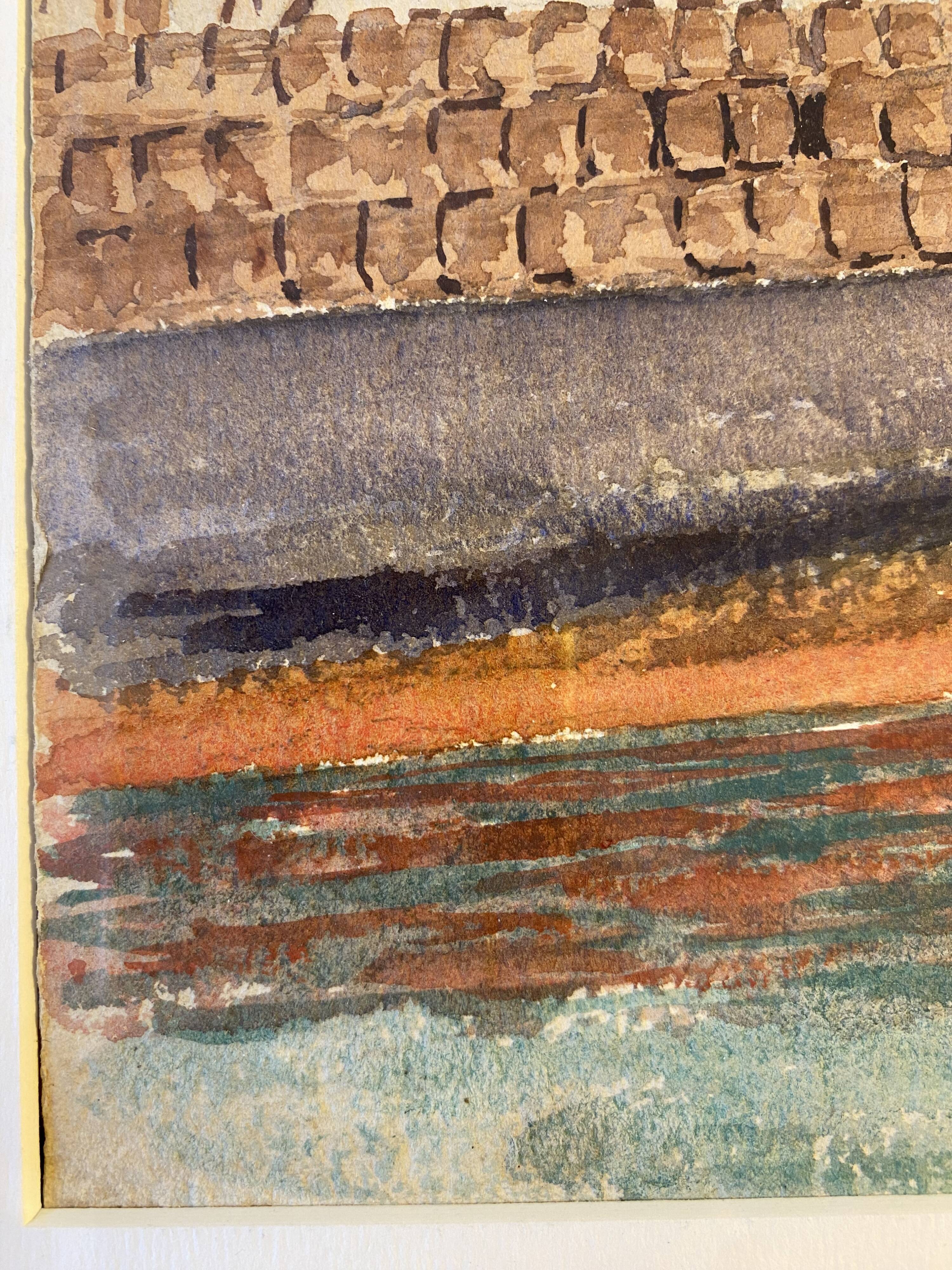 Old painting, Marine circa 1950/1960