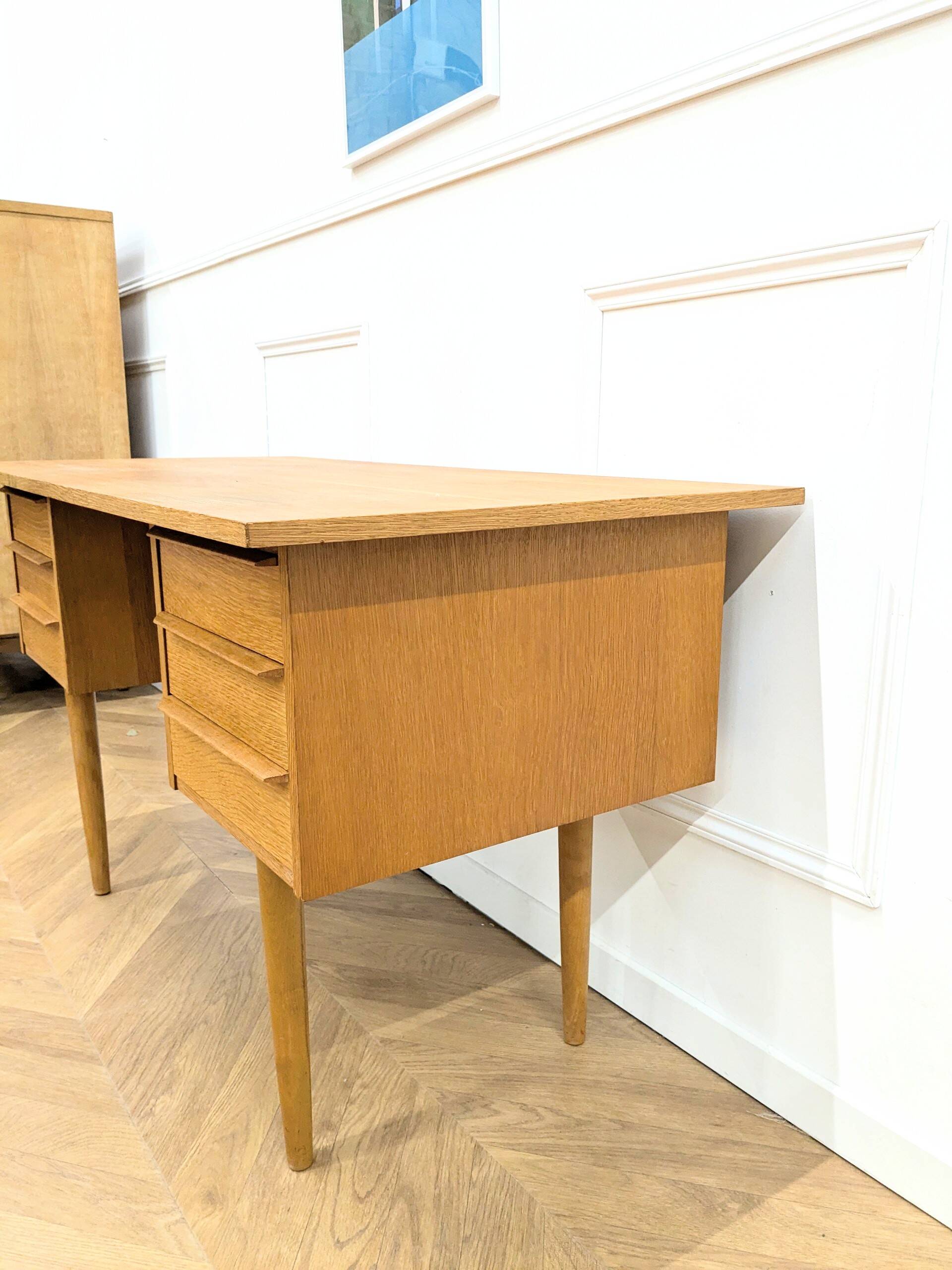 Vintage oak desk