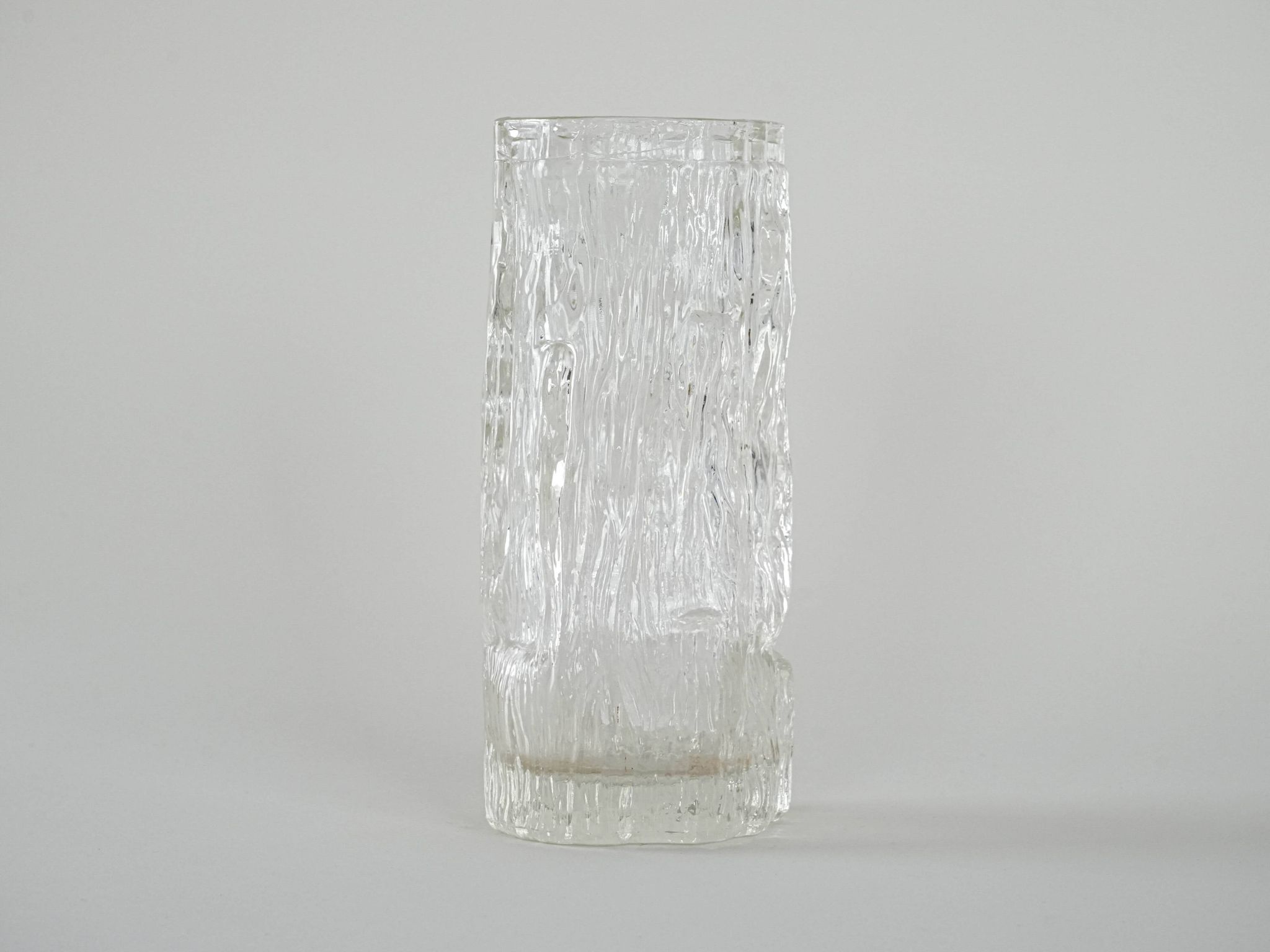 Glass vase Avena, Finnish design, 1960s, designer: Tapio Wirkkala